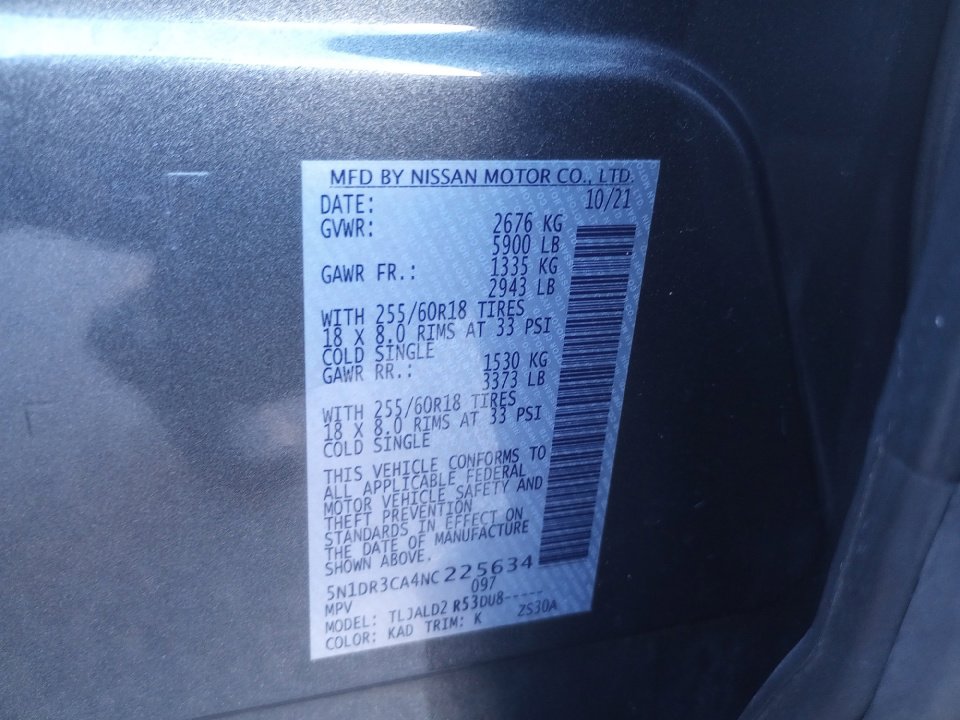 Used 2022 Nissan Pathfinder SL w/ Cargo Package image 39