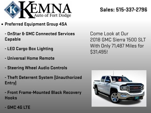 Used 2018 GMC Sierra 1500 SLT image 31