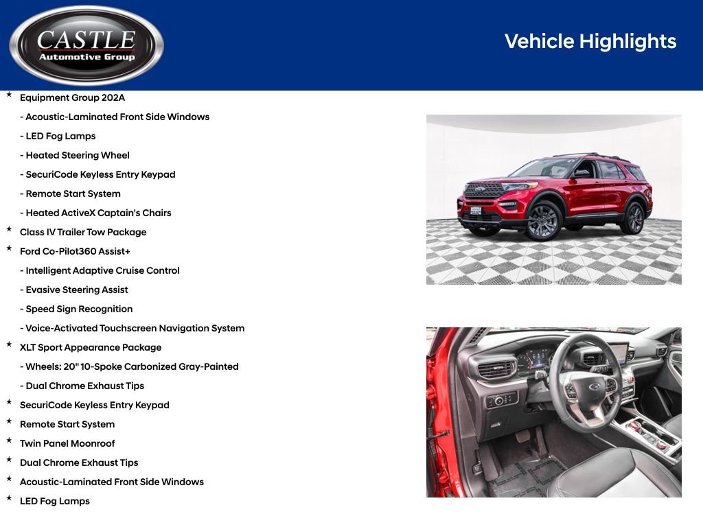 Used 2024 Ford Explorer XLT w/ Equipment Group 202A AWD/4WD image 4