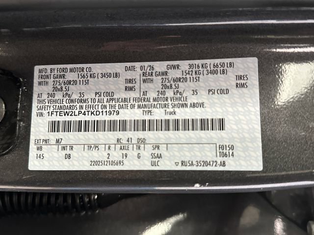 New 2026 Ford F150 STX w/ Equipment Group 200A image 35