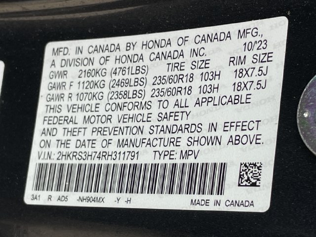 Certified 2024 Honda CR-V EX-L image 30