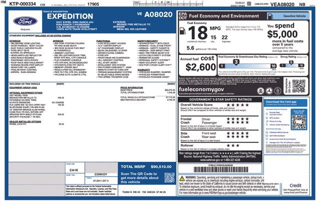 New 2027 Ford Expedition King Ranch AWD/4WD image 4