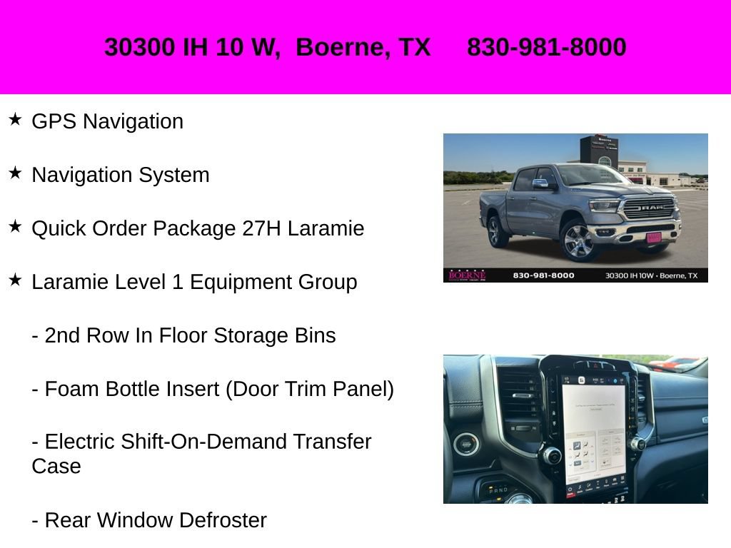 Used 2024 RAM 1500 Laramie AWD/4WD image 10