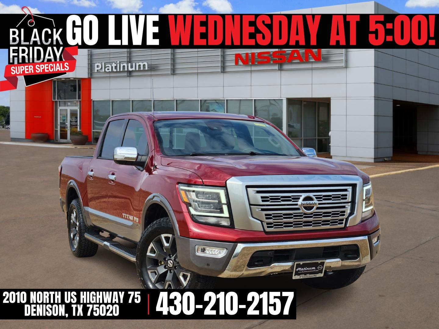 Used 2020 Nissan Titan Platinum Reserve w/ Moonroof Package