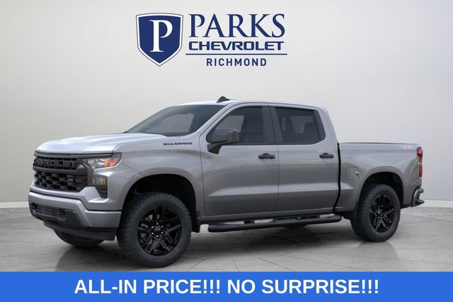 New 2026 Chevrolet Silverado 1500 Custom w/ Turbomax Blackout Package AWD/4WD image 5