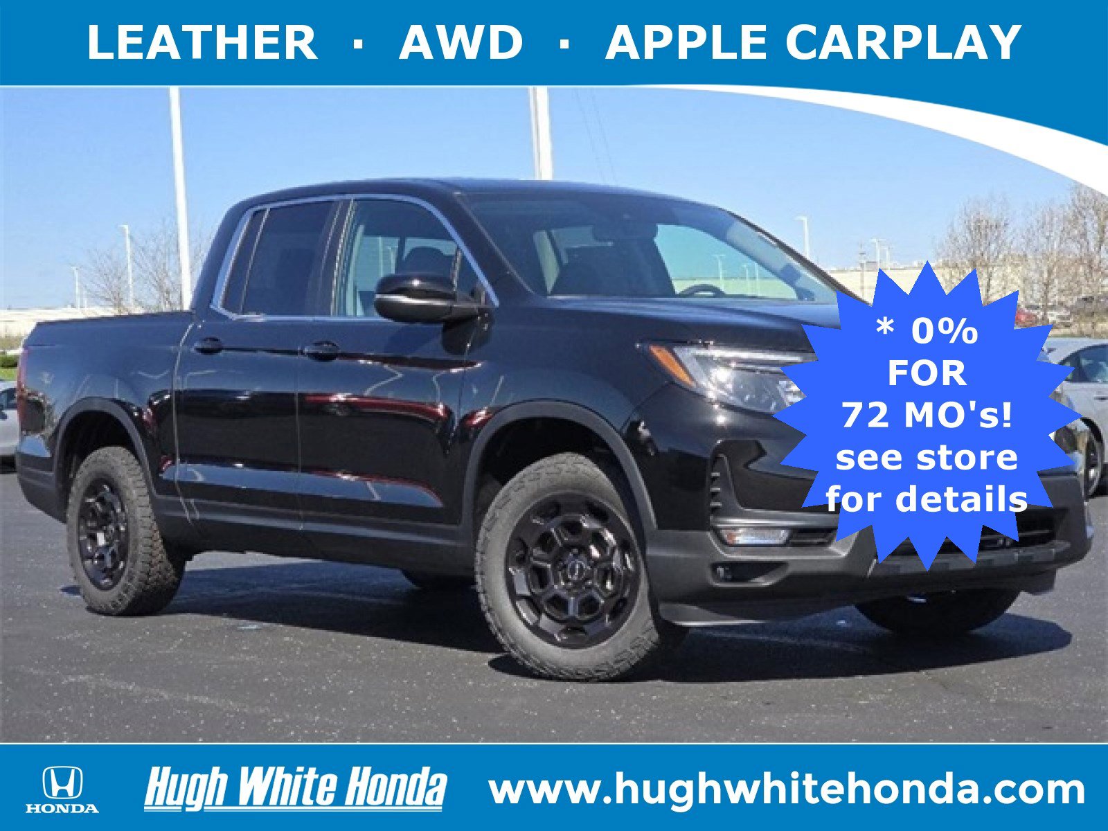 New 2025 Honda Ridgeline RTL+