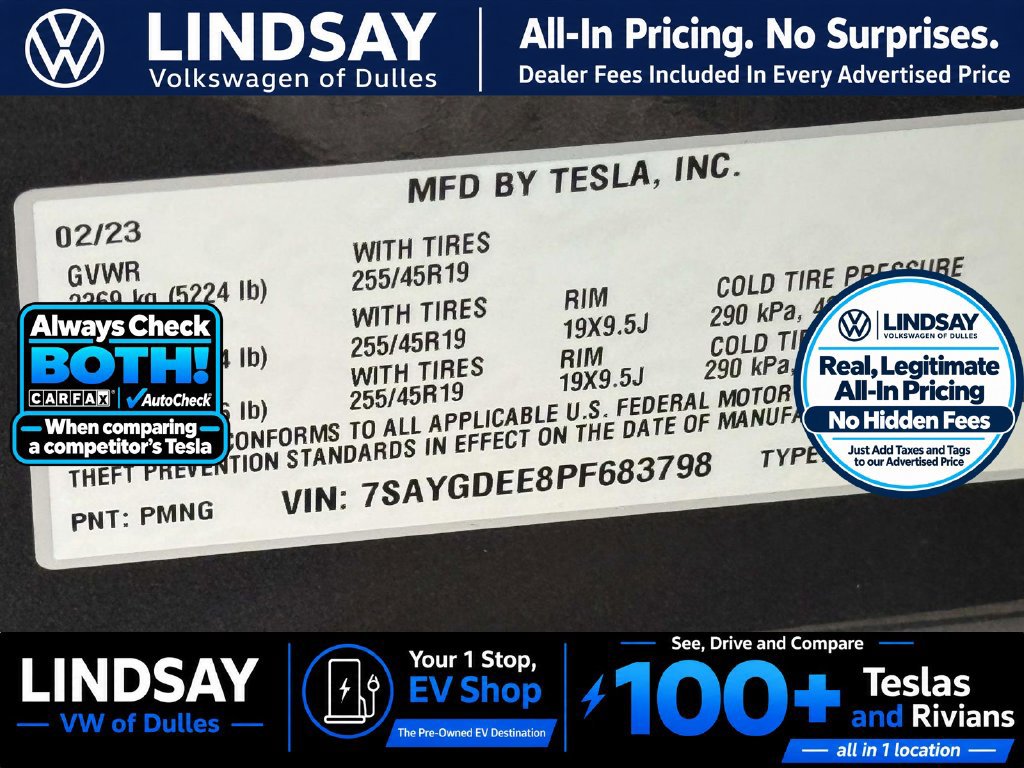 Used 2023 Tesla Model Y Long Range AWD/4WD image 30