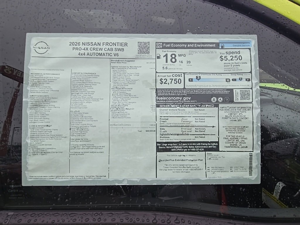 New 2026 Nissan Frontier PRO-4X w/ Pro Premium Package image 44