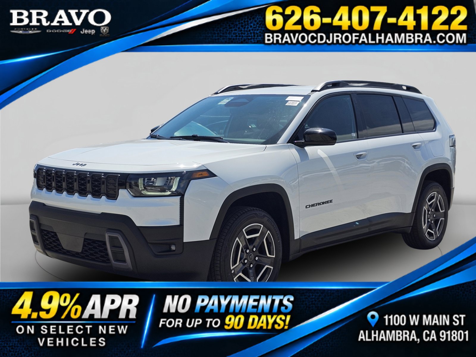 New 2026 Jeep Cherokee Laredo AWD/4WD image 1