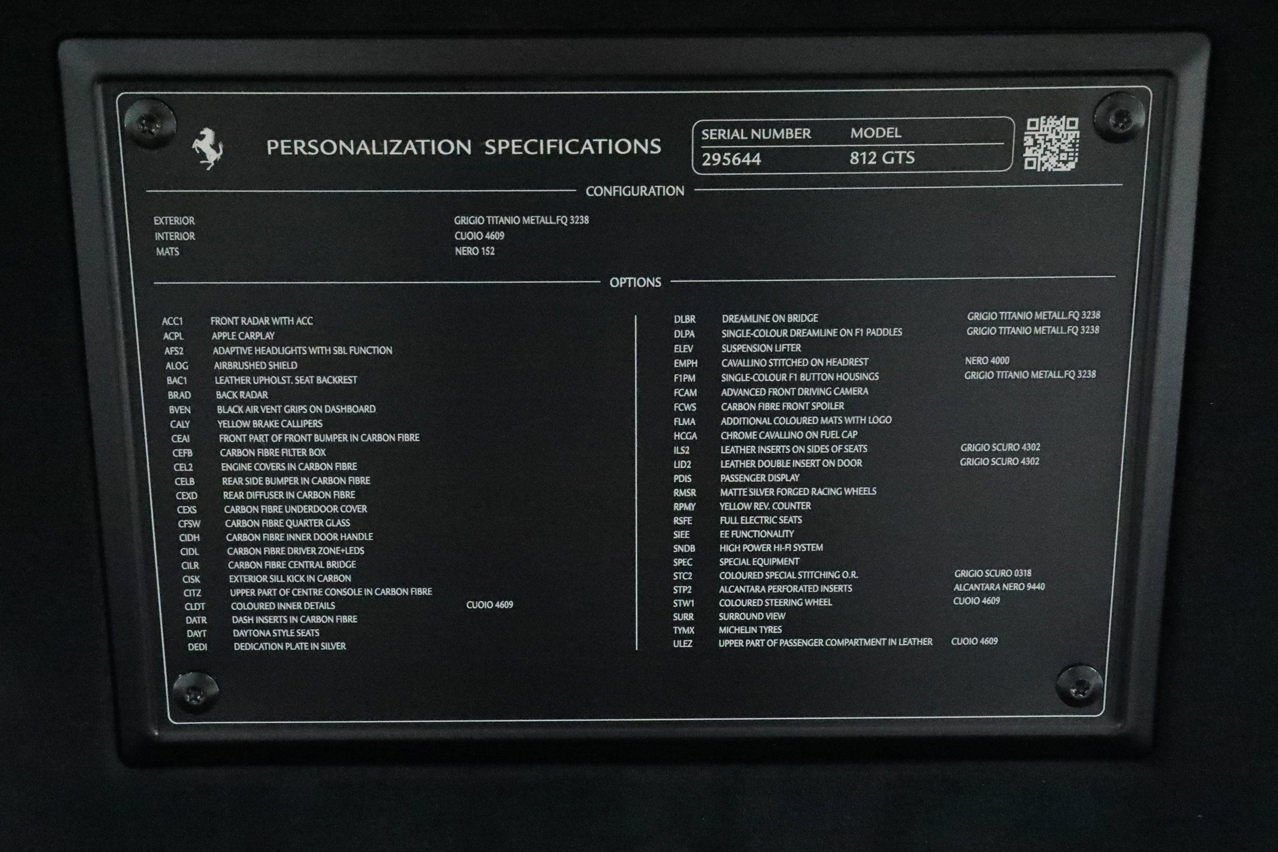 Certified 2023 Ferrari 812 GTS RWD image 38