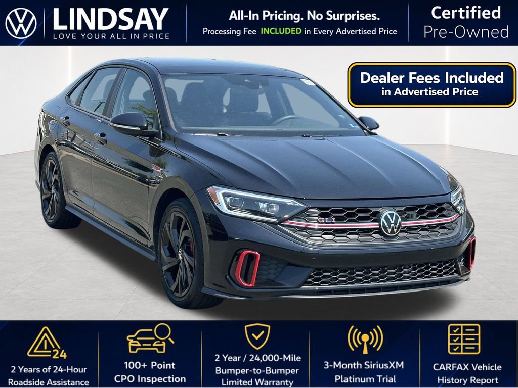 Certified 2024 Volkswagen Jetta GLI Autobahn w/ GLI Black Package
