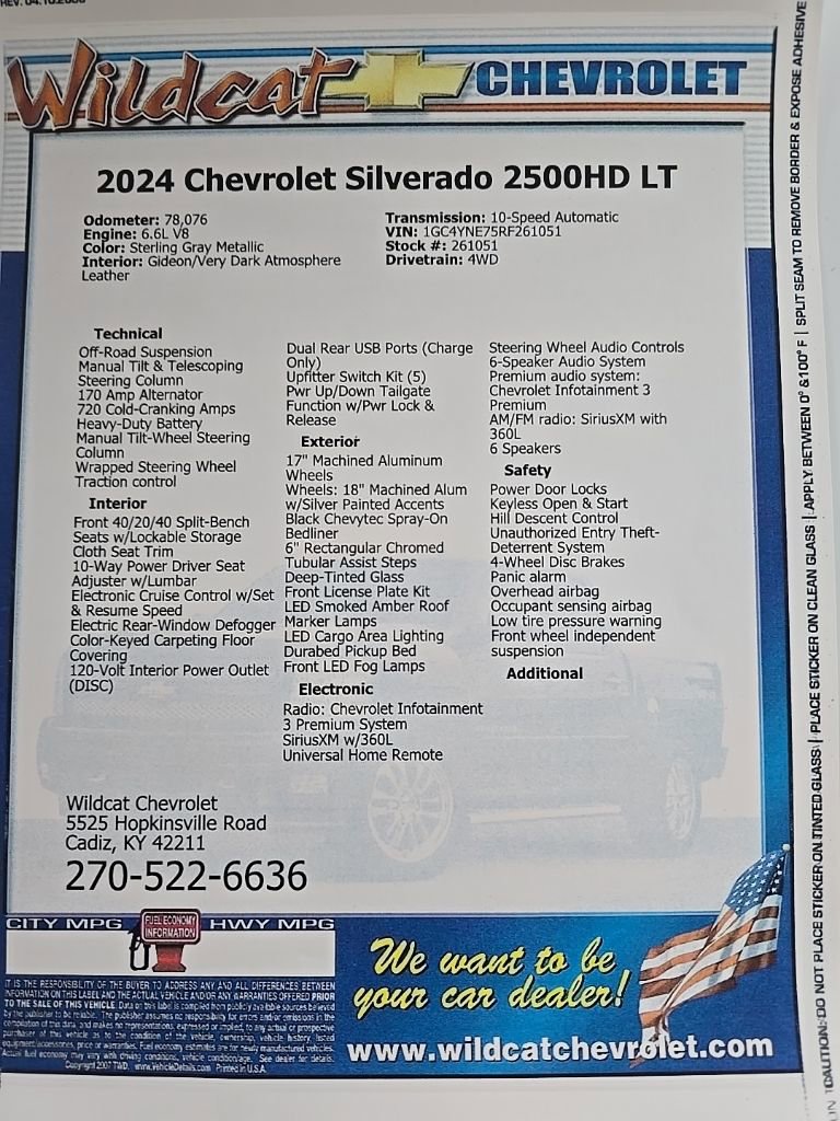 Used 2024 Chevrolet Silverado 2500 LT w/ Convenience Package image 28