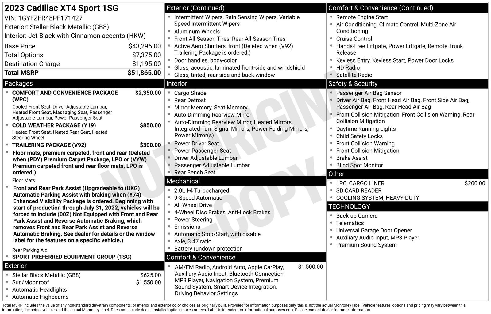 Certified 2023 Cadillac XT4 Sport image 35