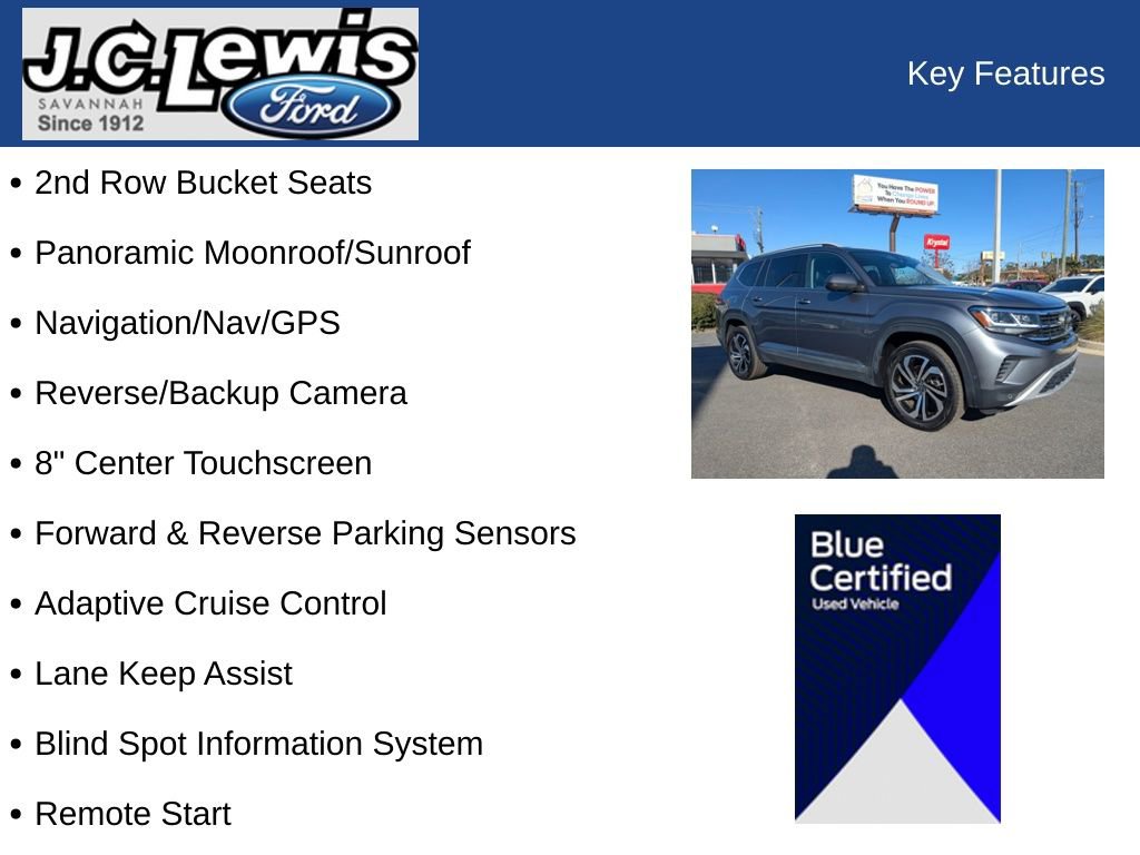 Used 2021 Volkswagen Atlas SEL Premium image 36