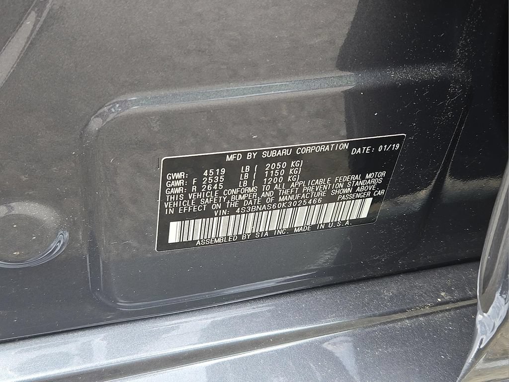 Used 2019 Subaru Legacy 2.5i Sport AWD/4WD image 27