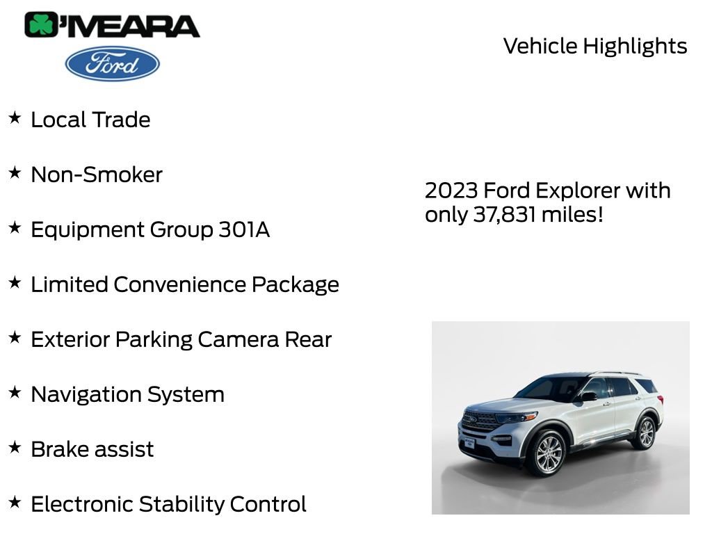 Used 2023 Ford Explorer Limited w/ Equipment Group 301A image 8