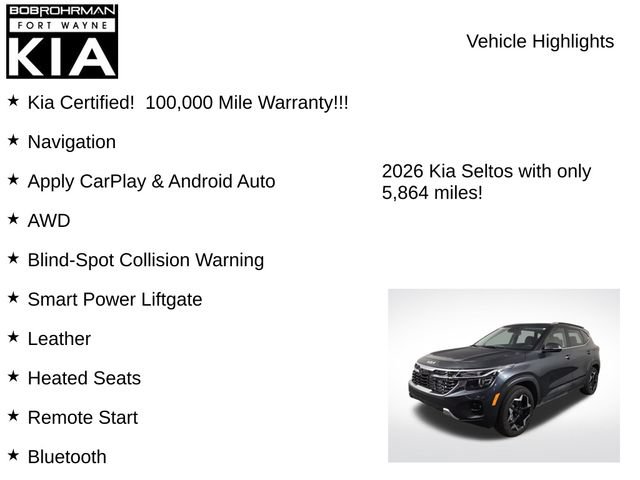 Certified 2026 Kia Seltos EX AWD/4WD image 7