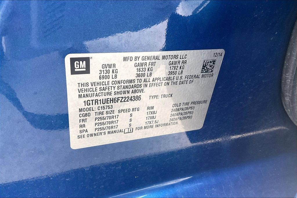 Used 2015 GMC Sierra 1500 SLE w/ SLE Value Package RWD image 29