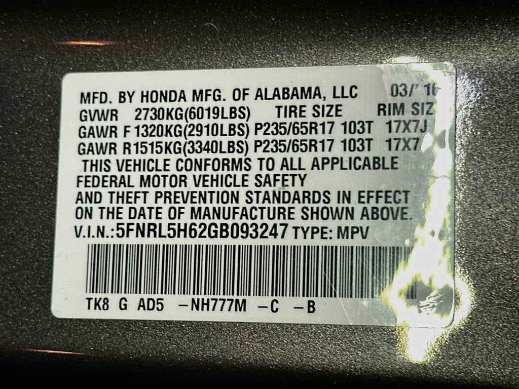Used 2016 Honda Odyssey EX-L image 21