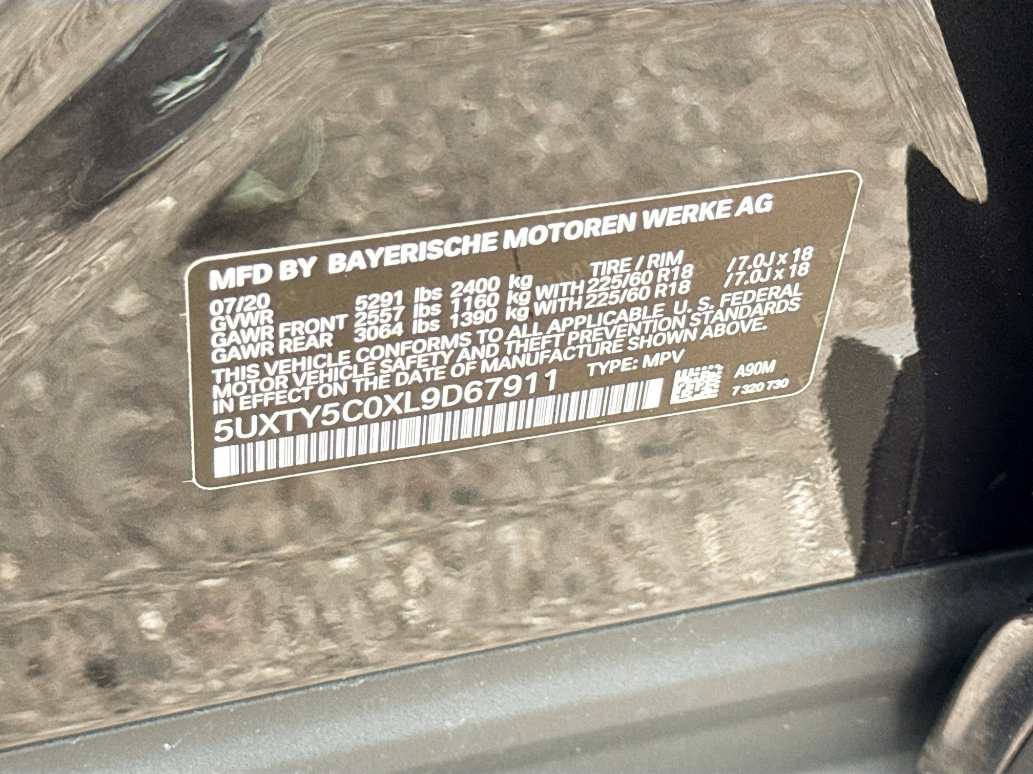 Used 2020 BMW X3 xDrive30i w/ Convenience Package image 44