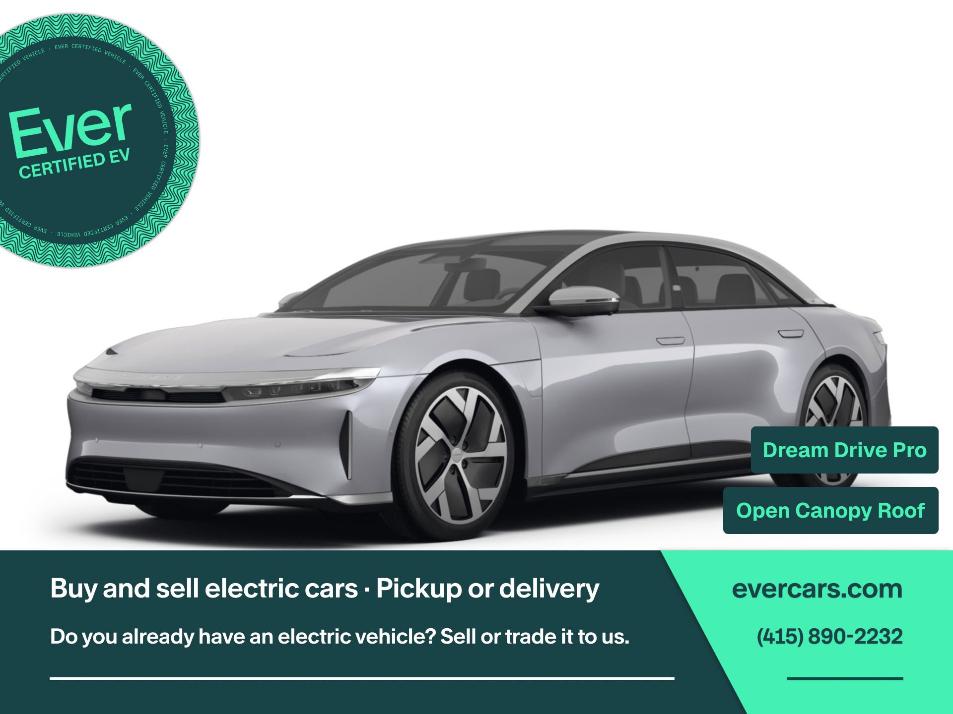 Used 2023 Lucid Air Grand Touring image 1