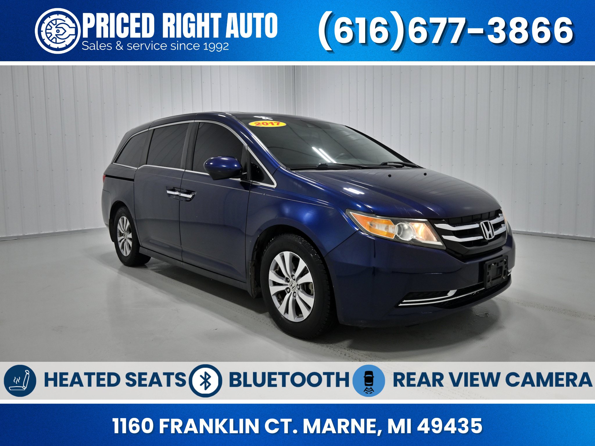 Used 2017 Honda Odyssey EX-L
