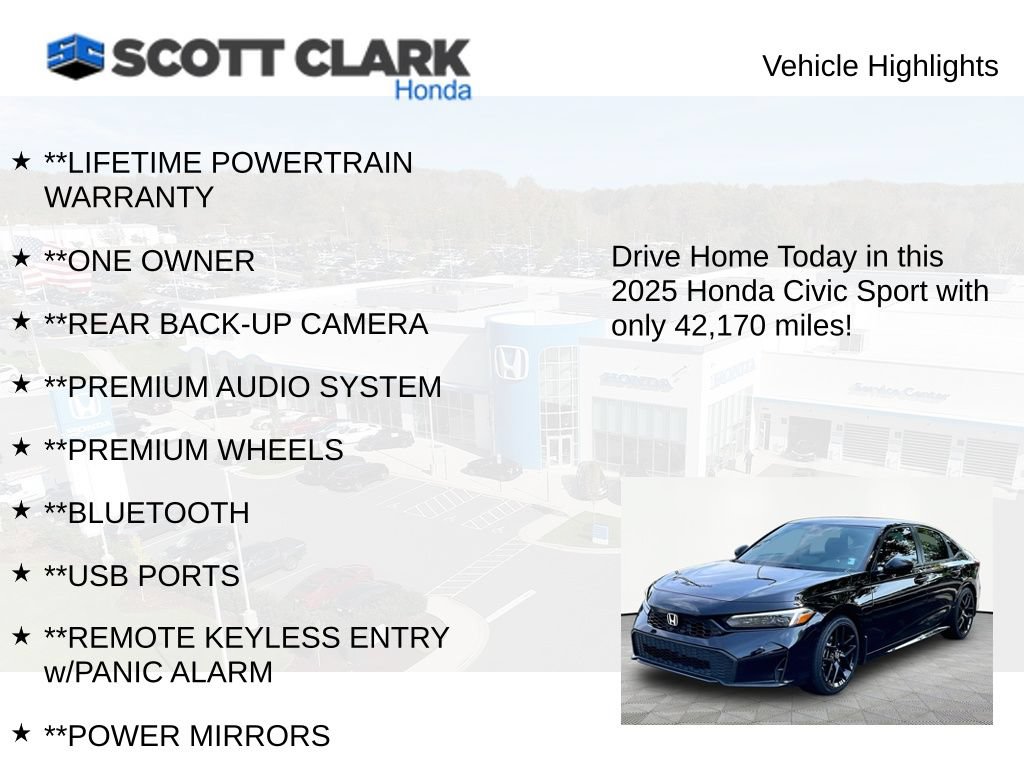 Used 2025 Honda Civic Sport image 11