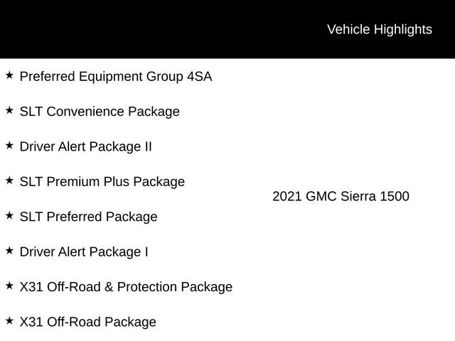 Used 2021 GMC Sierra 1500 SLT w/ SLT Premium Plus Package AWD/4WD image 12