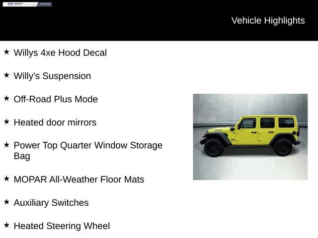 Used 2024 Jeep Wrangler Willys 4xe image 38