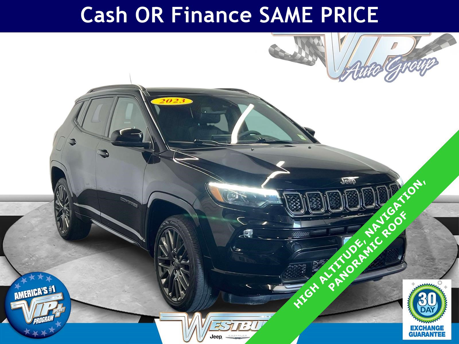 Certified 2023 Jeep Compass High Altitude AWD/4WD image 1