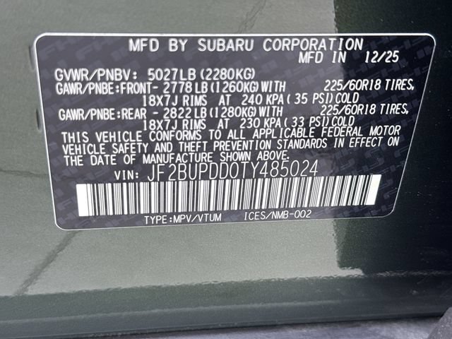 Used 2026 Subaru Outback Limited AWD/4WD image 28