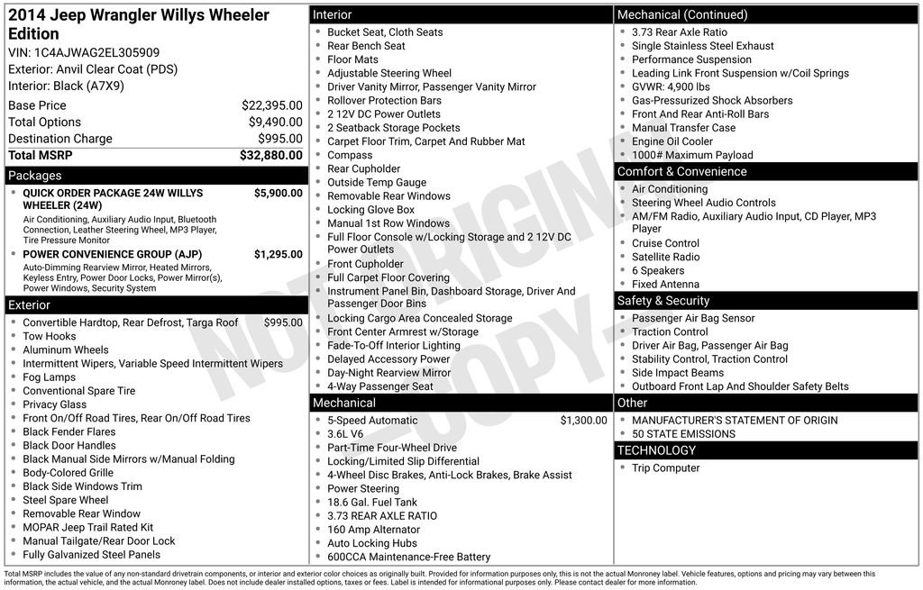 Used 2014 Jeep Wrangler Sport image 14