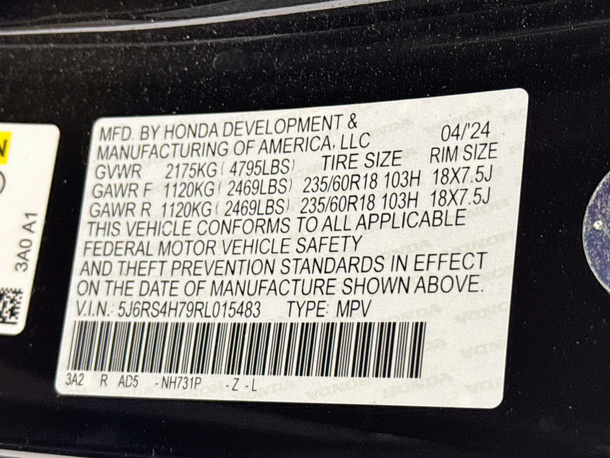 Certified 2024 Honda CR-V EX-L image 31