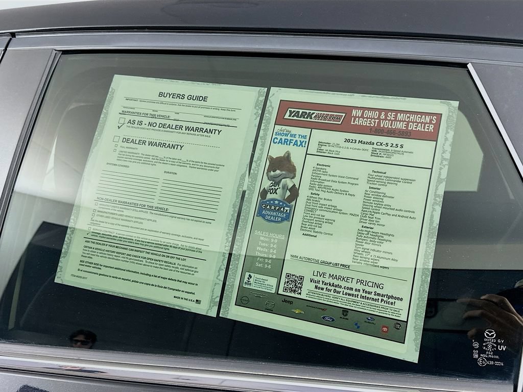 Certified 2023 MAZDA CX-5 AWD 2.5 S image 12
