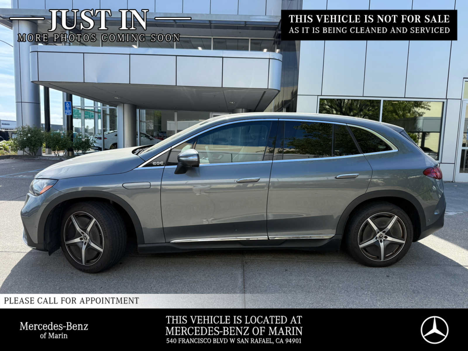 Used 2023 Mercedes-Benz EQE 350+ SUV w/ AMG Line Exterior Package image 2