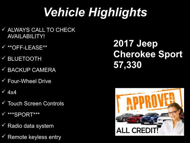 Used 2017 Jeep Cherokee Sport w/ Safety Group AWD/4WD image 9