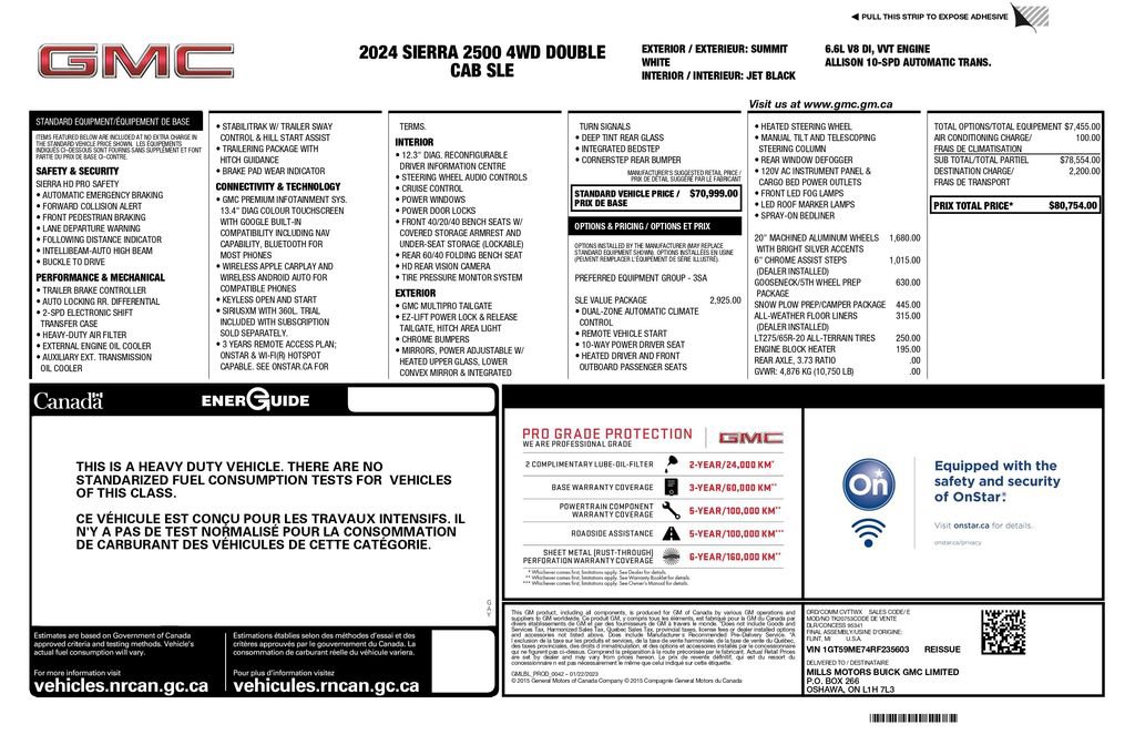 Used 2024 GMC Sierra 2500 SLE w/ SLE Value Package AWD/4WD image 3