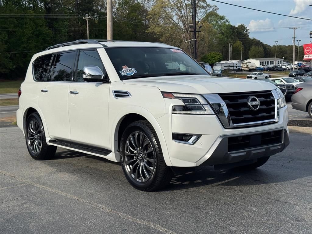 Certified 2024 Nissan Armada Platinum w/ Captain's Chairs Package