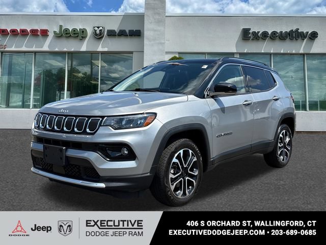 Used 2022 Jeep Compass Limited w/ Sun and Sound Group AWD/4WD image 1