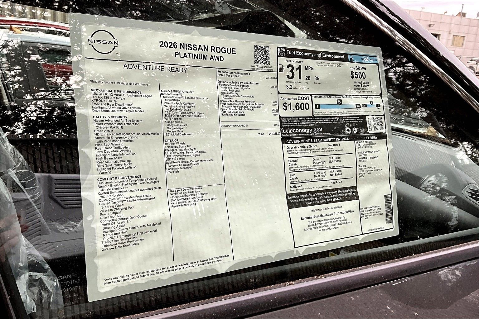 New 2026 Nissan Rogue Platinum image 13