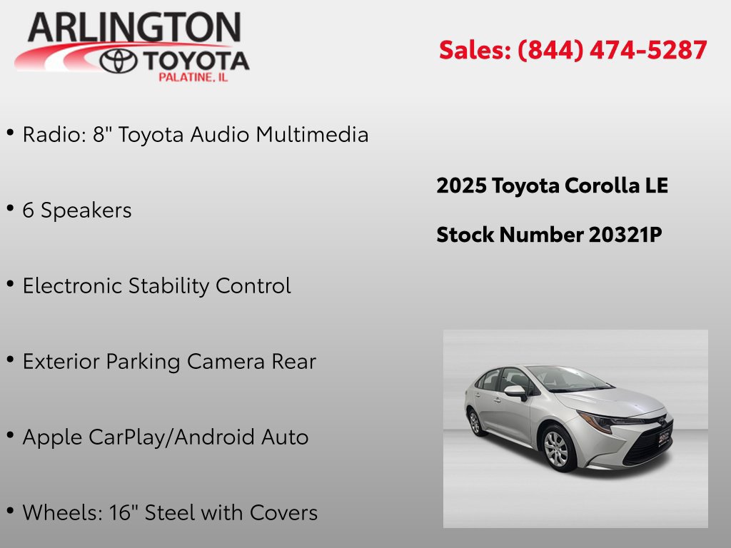 Used 2025 Toyota Corolla LE FWD image 4
