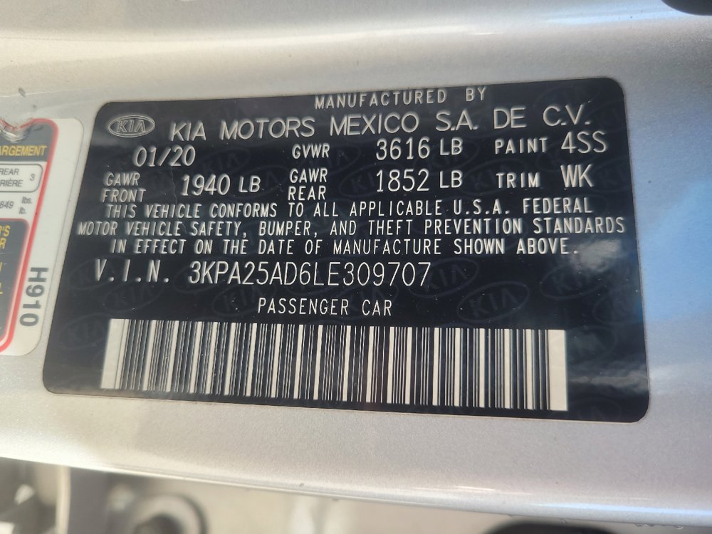 Used 2020 Kia Rio S FWD image 33