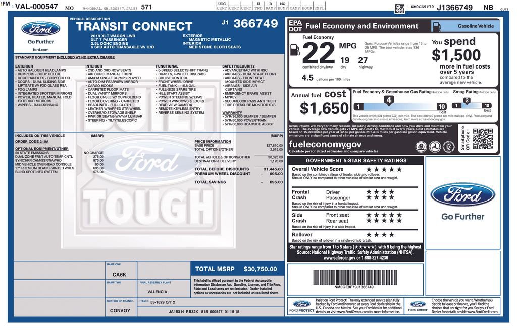 Used 2018 Ford Transit Connect XLT image 12