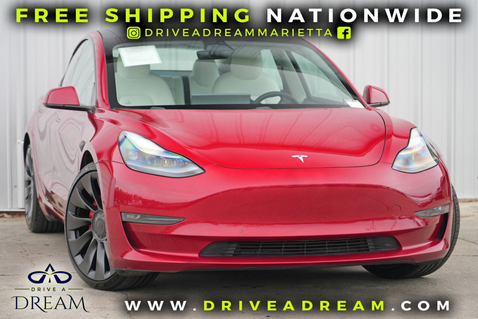 Used 2021 Tesla Model 3 Performance image 2