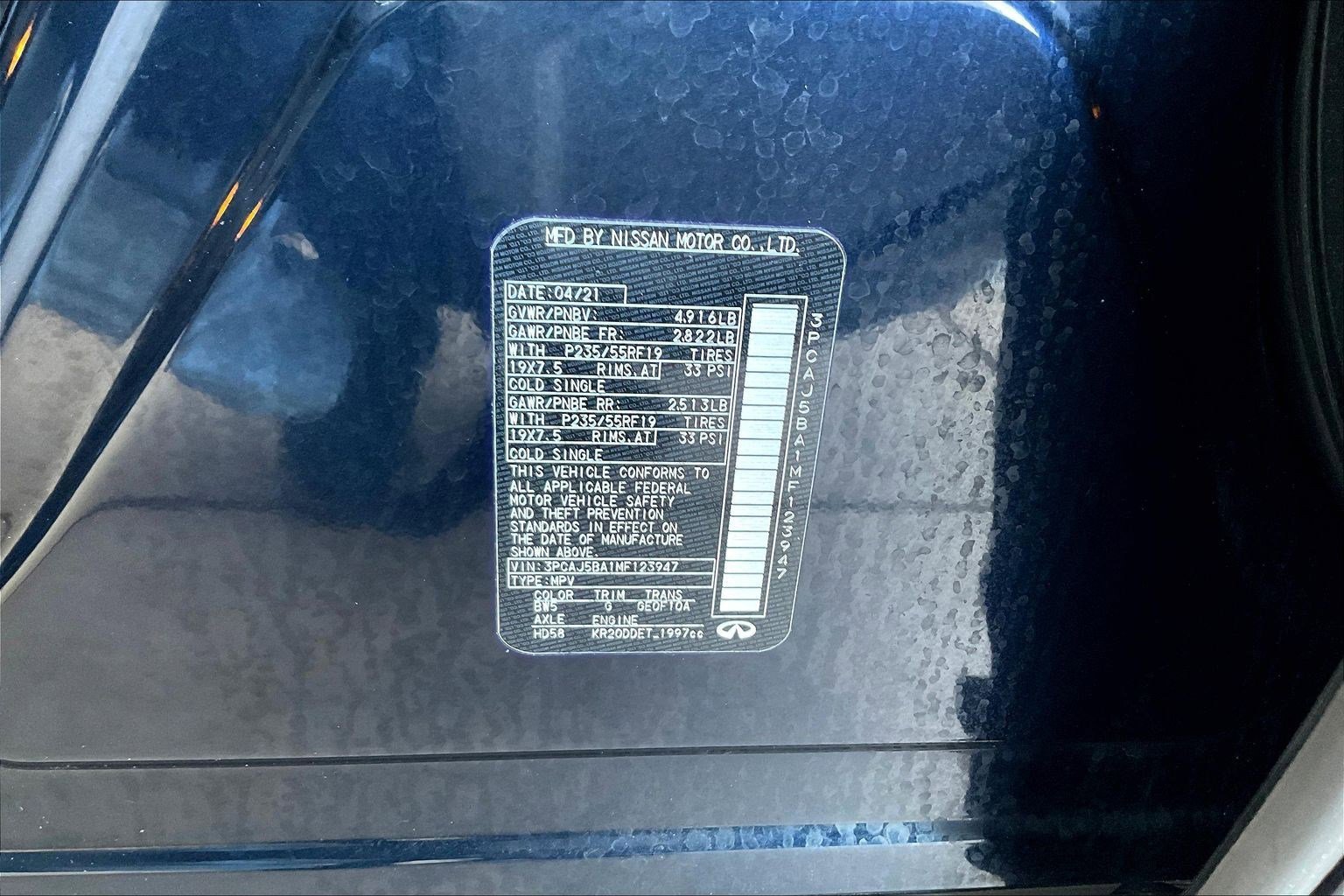 Used 2021 INFINITI QX50 Luxe FWD image 19