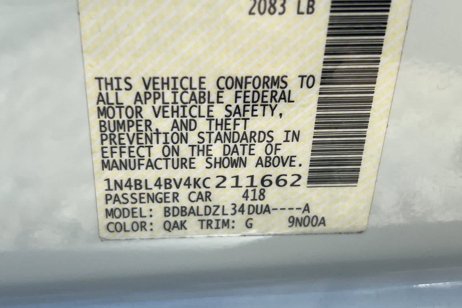 Used 2019 Nissan Altima 2.5 S FWD image 28