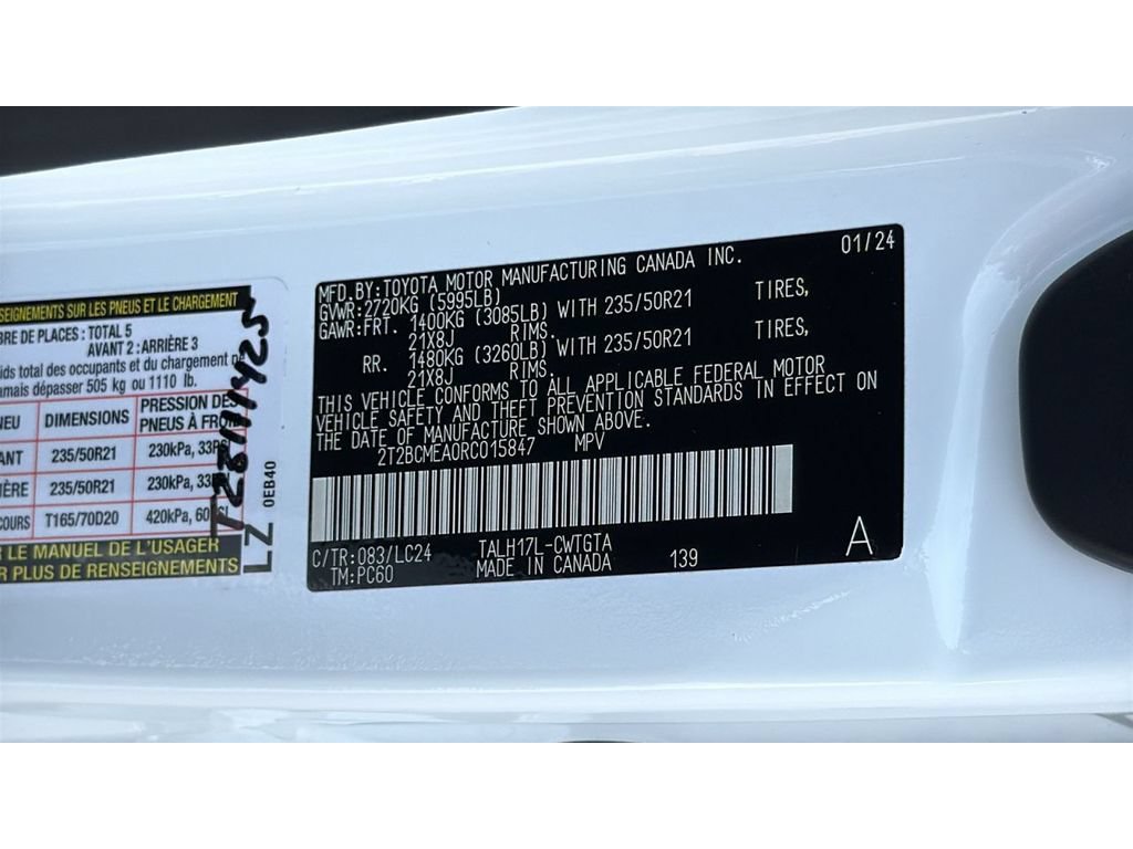Used 2024 Lexus RX 500h F Sport w/ Convenience Package AWD/4WD image 38
