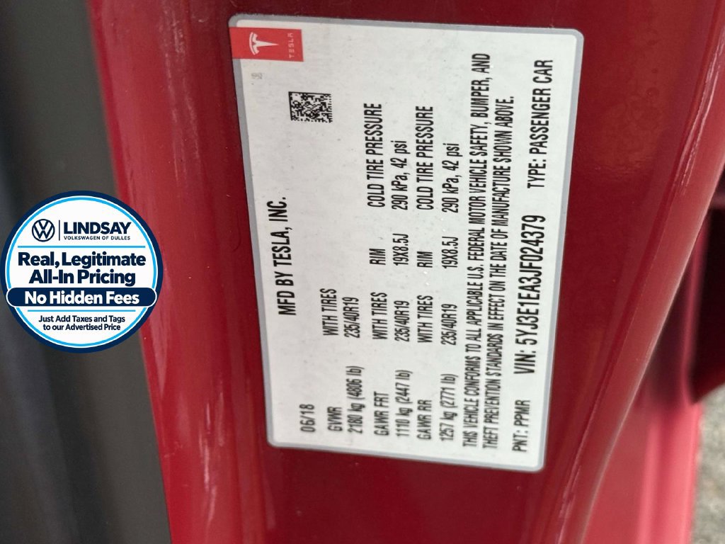 Used 2018 Tesla Model 3 Long Range RWD image 31
