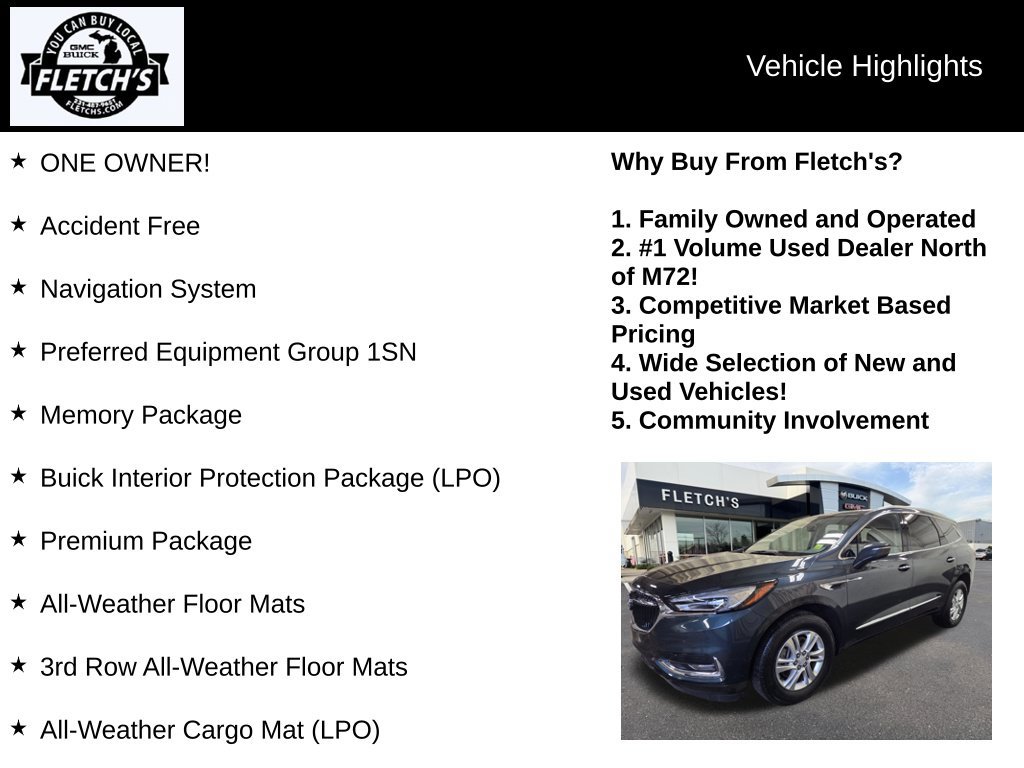 Used 2019 Buick Enclave Premium AWD/4WD image 2