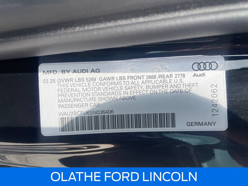 Used 2025 Audi A5 2.0T Premium Plus AWD/4WD image 21
